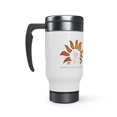 Stainless Steel Travel Mug with Handle, 14oz - Sofrito Edition