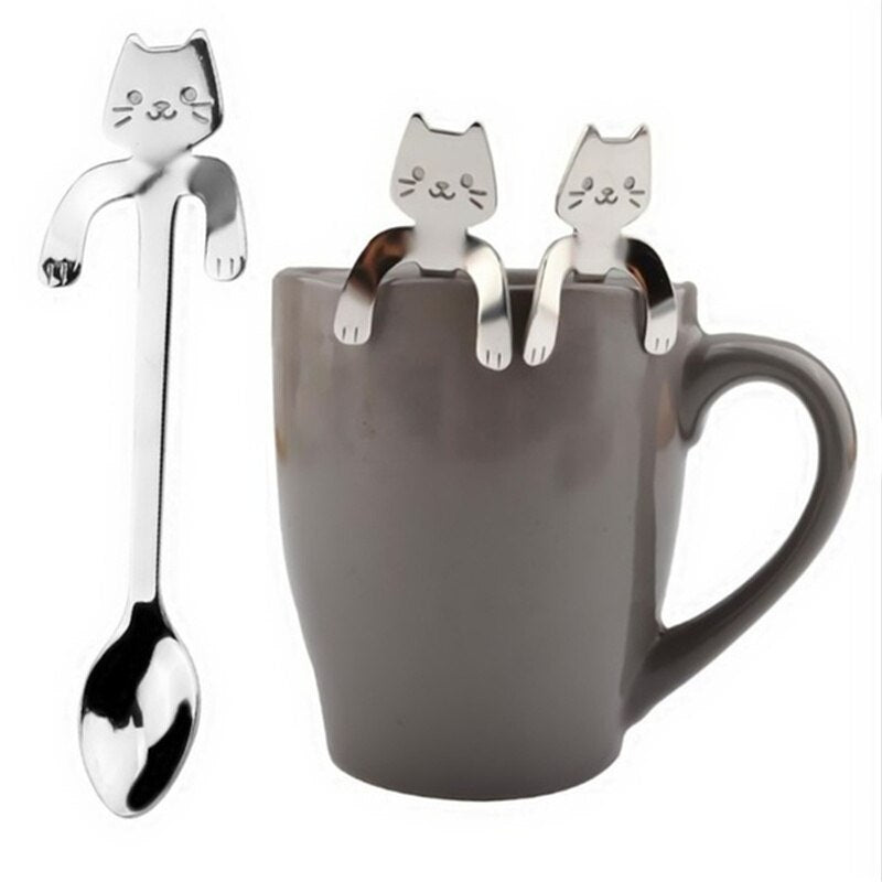 Cute Cat Coffee Spoon - Free+Shipping Sale