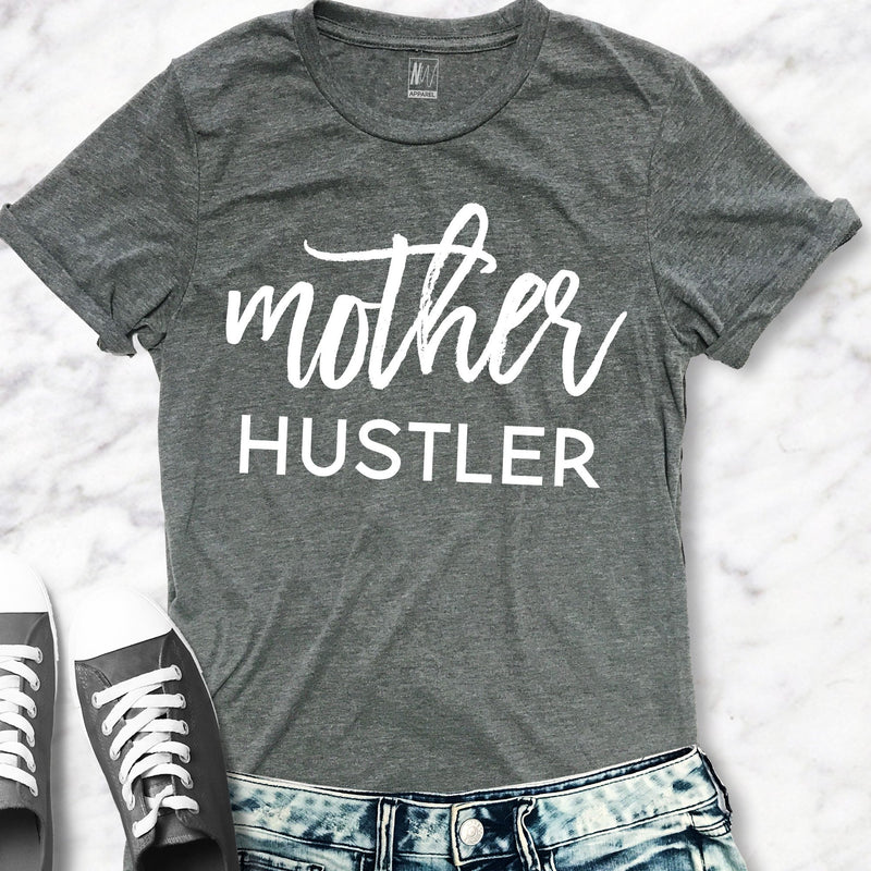 MOTHER HUSTLER Shirt Crew Neck Pick Color