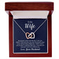 Interlocking Hearts Necklace - Wife