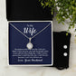 Eternal Hope Necklace and Earrings Set - Wife