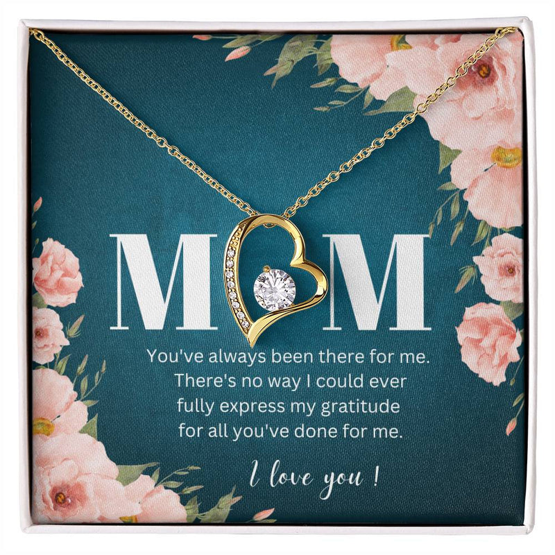 To mom - Necklace - Yellow Gold
